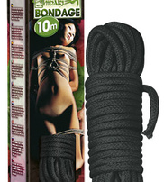 Shibari Bondage Seil 10 Meter schwarz